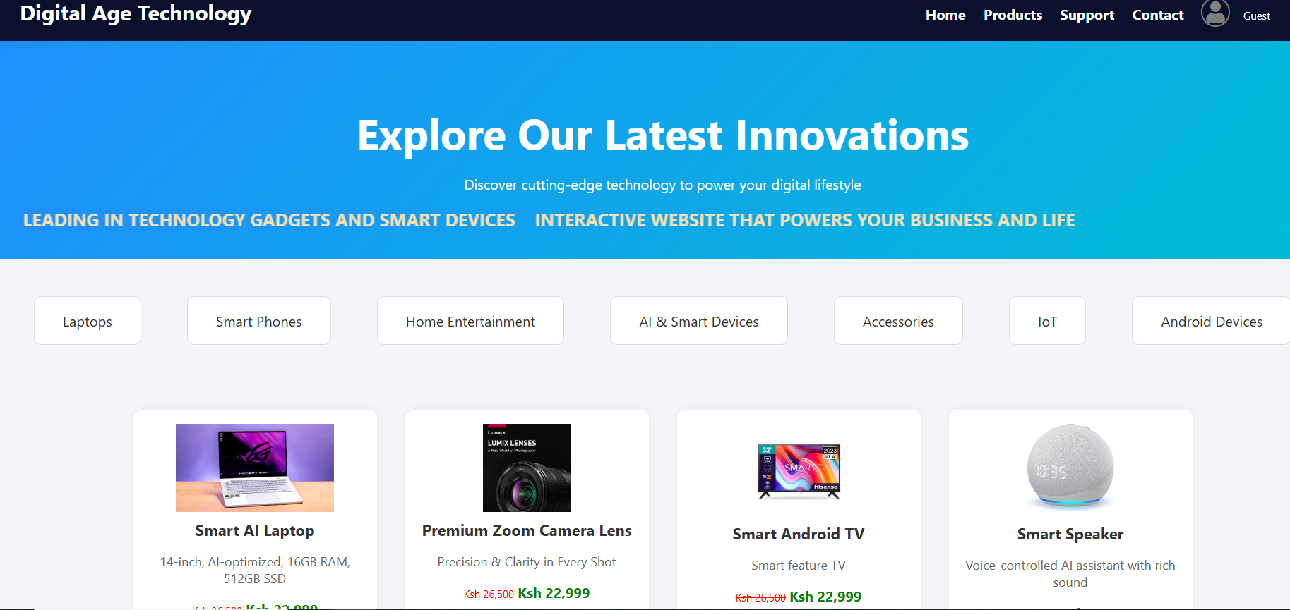 E-commerce Website