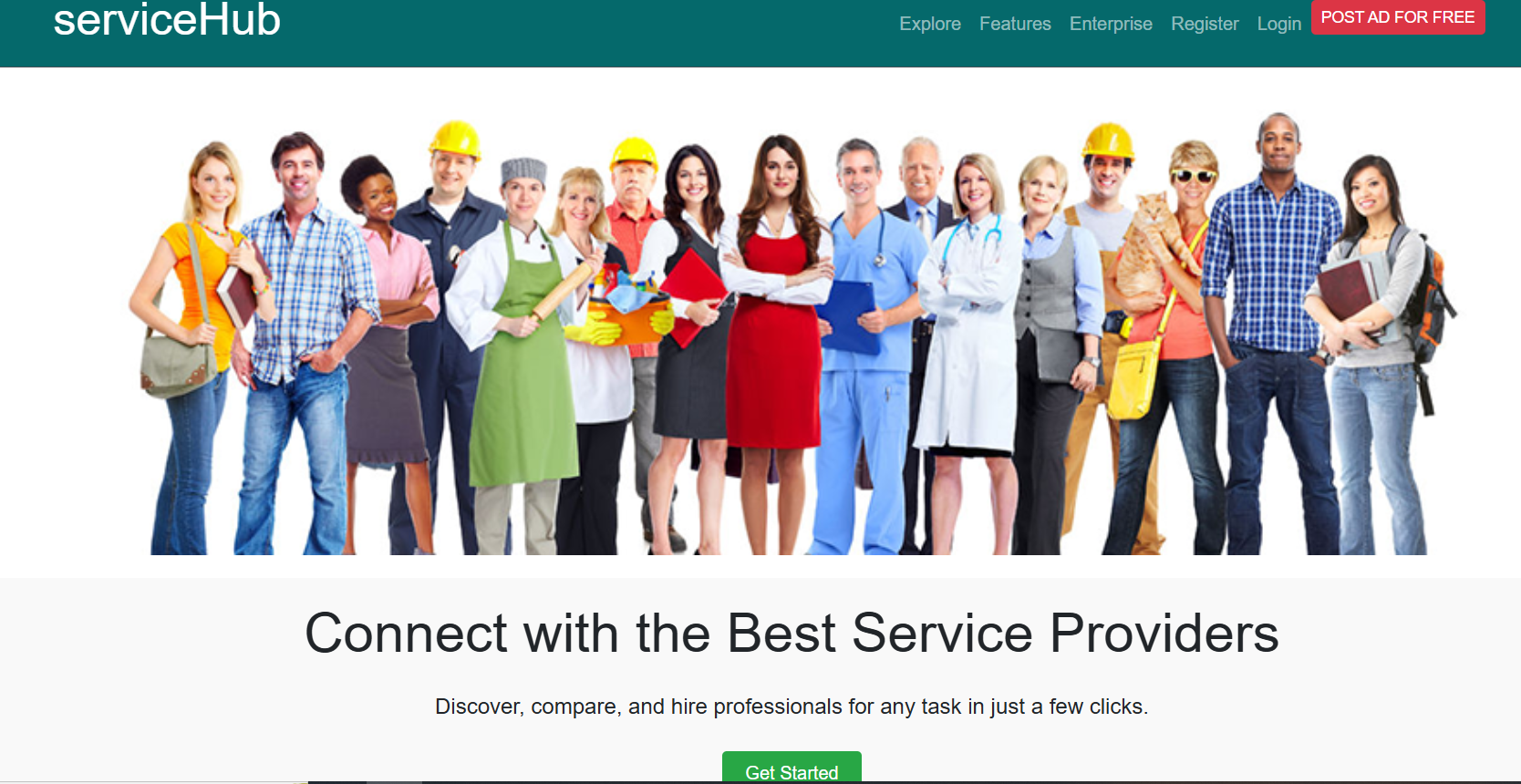 ServiceHub Website